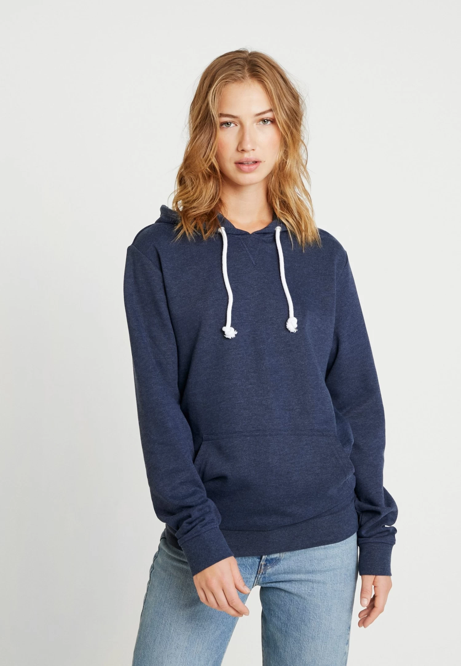 Pier One Hoodie - Dark Blue Melange 4 Pier One Hoodie - Dark Blue Melange - Afbeelding 4