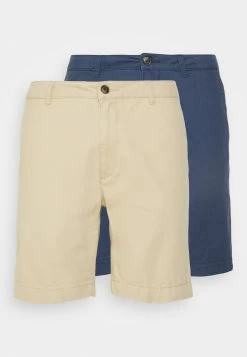 Pier One 2 Pack - Shorts -Dark Blue/Tan -Pier One Verkoopwinkel f9a892a3b0b34fe9815664d9ef698d9f