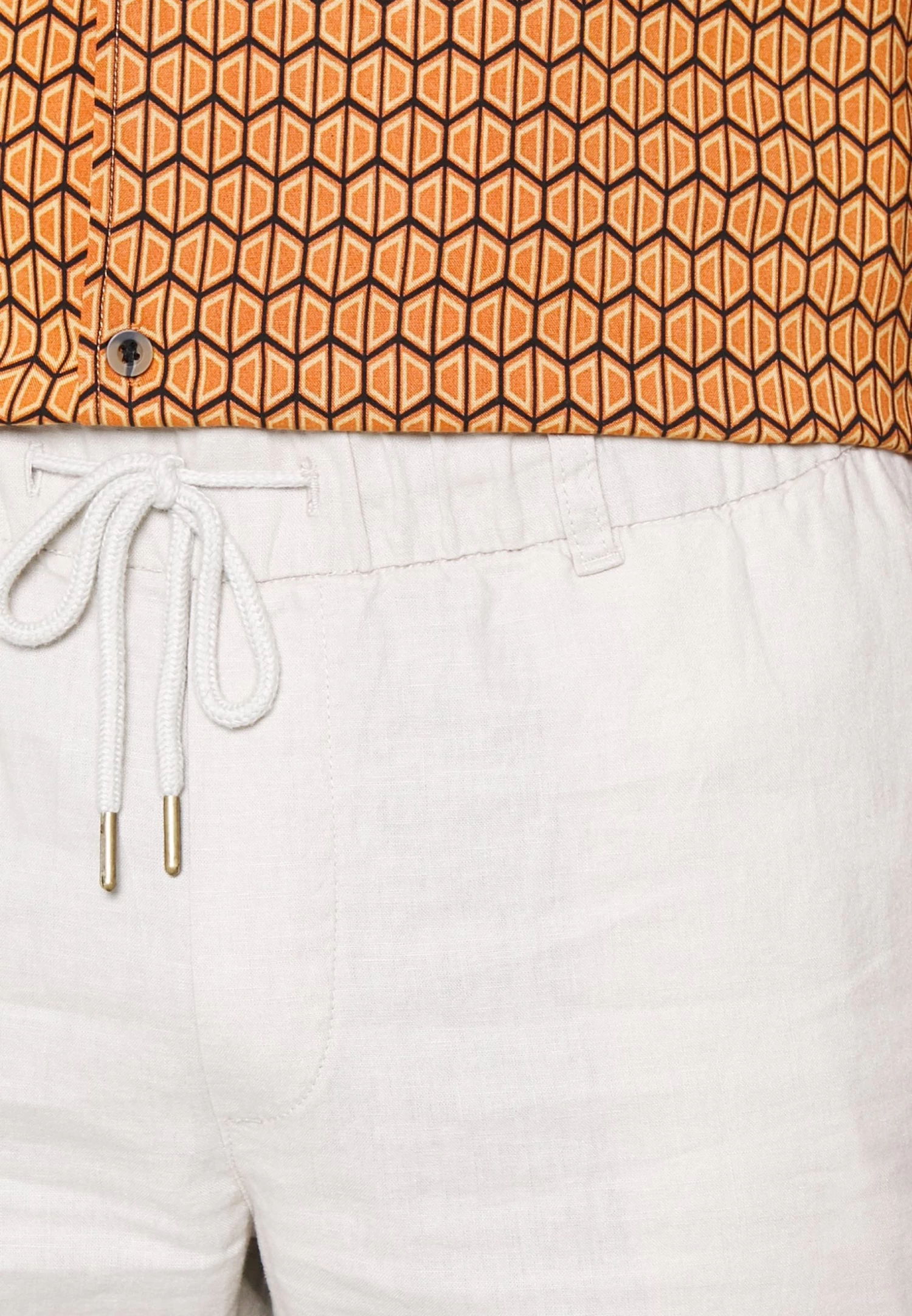 Pier One Linen Blend Drawcord Shorts- Shorts - Beige 7 Pier One Linen Blend Drawcord Shorts- Shorts - Beige - Afbeelding 7