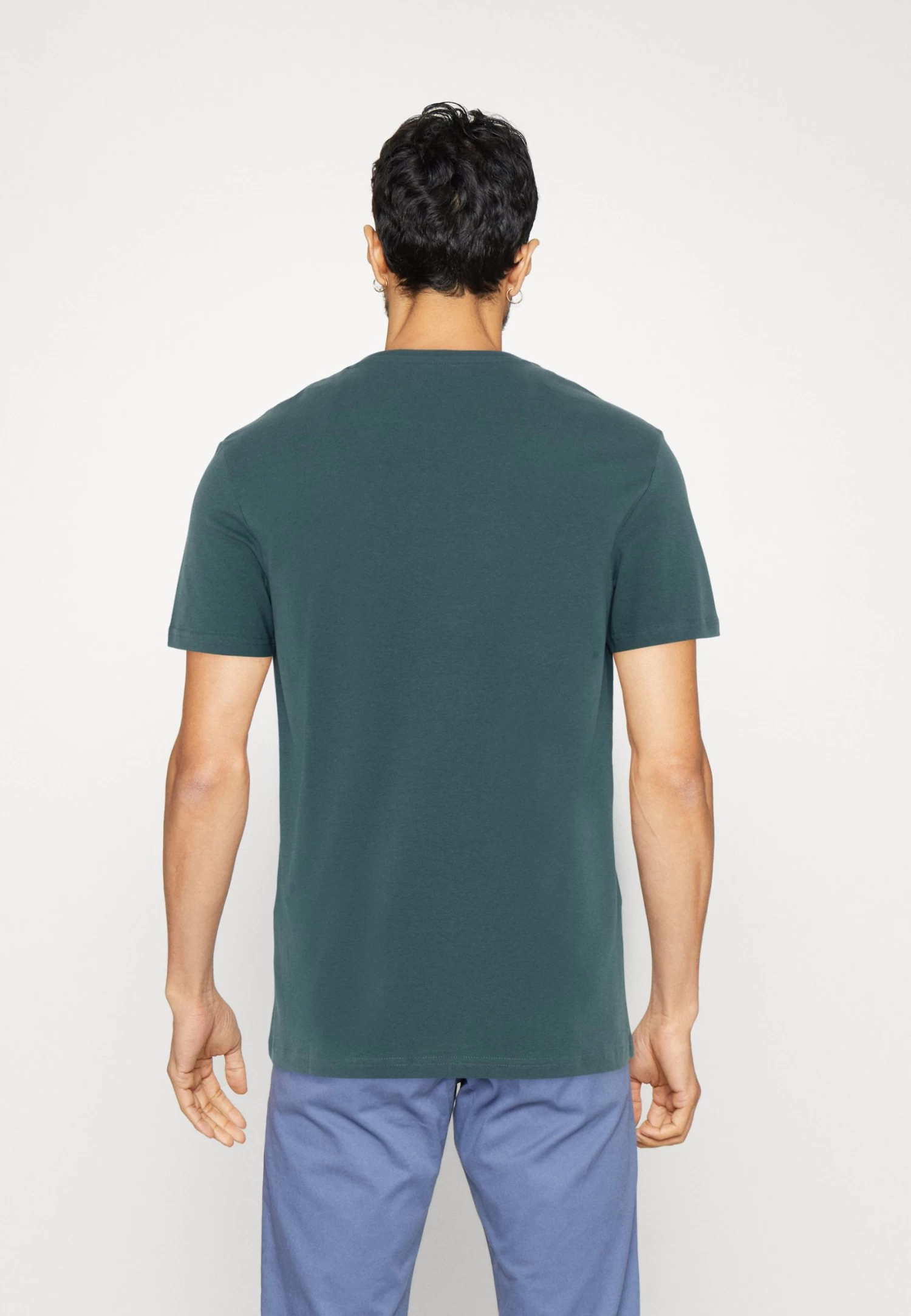 Pier One 5 Pack - T-Shirt Basic - White/Off-White/Lilac 3 Pier One 5 Pack - T-Shirt Basic - White/Off-White/Lilac - Afbeelding 3