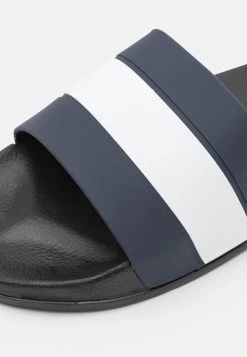 Pier One Muiltjes - Dark Blue/White -Pier One Verkoopwinkel fca2b97369364691b5a9f753ac3a49a5